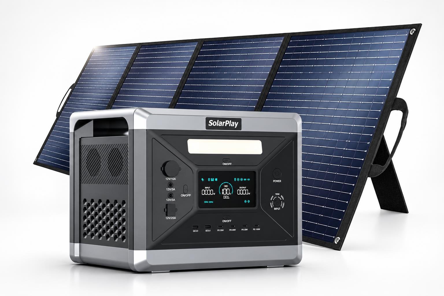 SolarPlay Q2501: la centrale elettrica portatile da valutare per lavori e luci in giardino