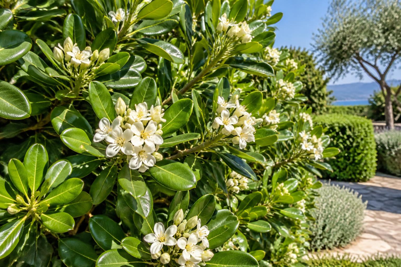 Pittosforo tobira in giardino: coltivazione e cure per un arbusto sempreverde resistente