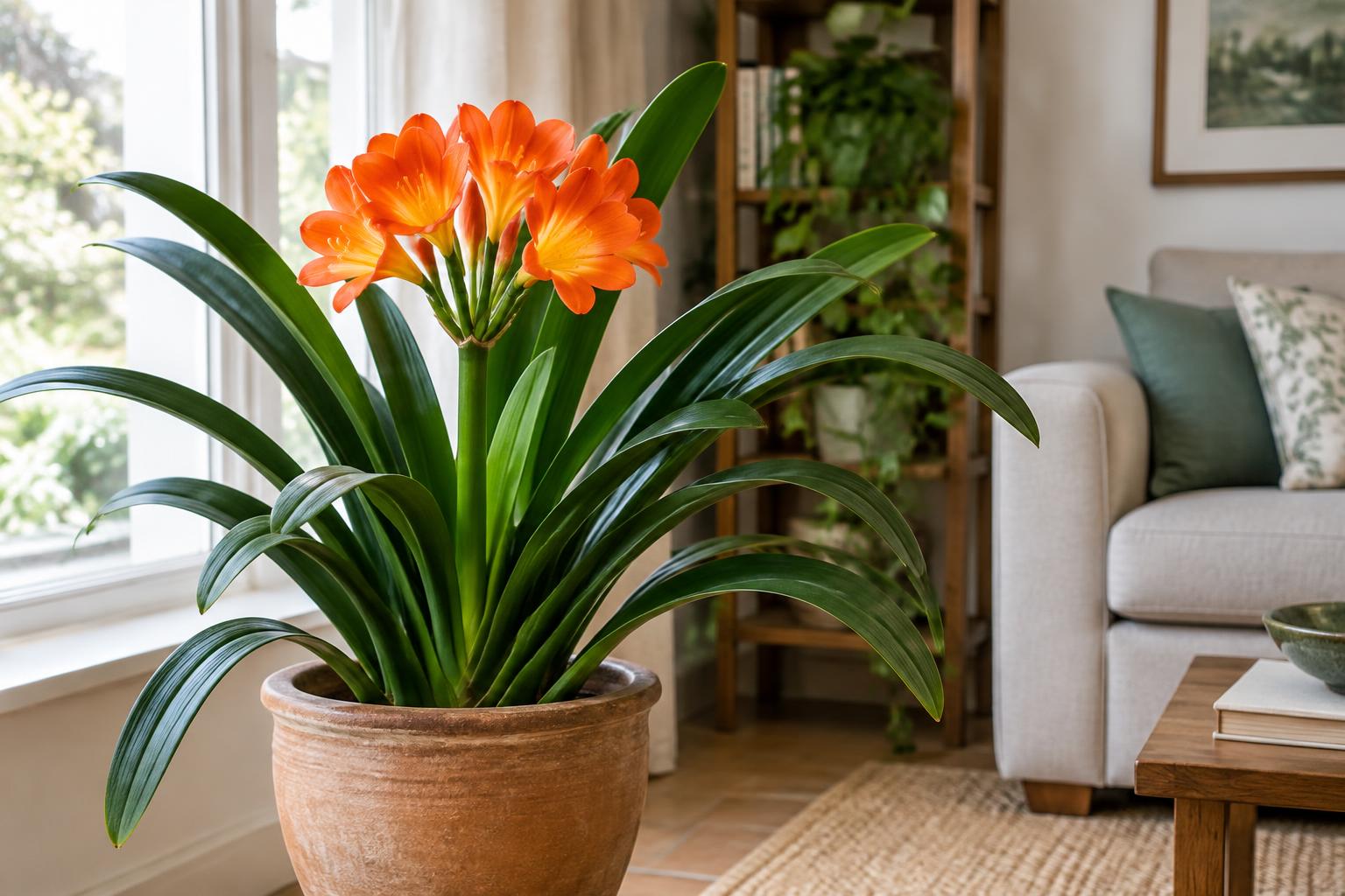 Clivia in casa: luce, irrigazione e riposo per favorire la fioritura