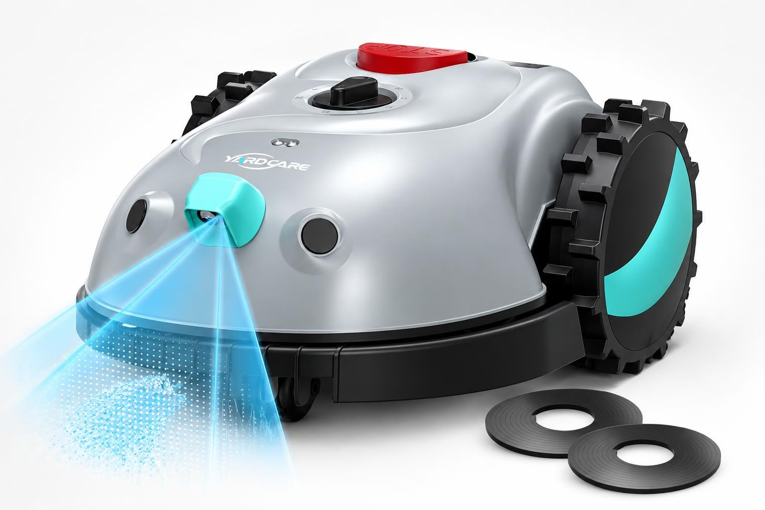 Robot tagliaerba YARDCARE V100 in offerta: taglio automatizzato per prati di piccole dimensioni