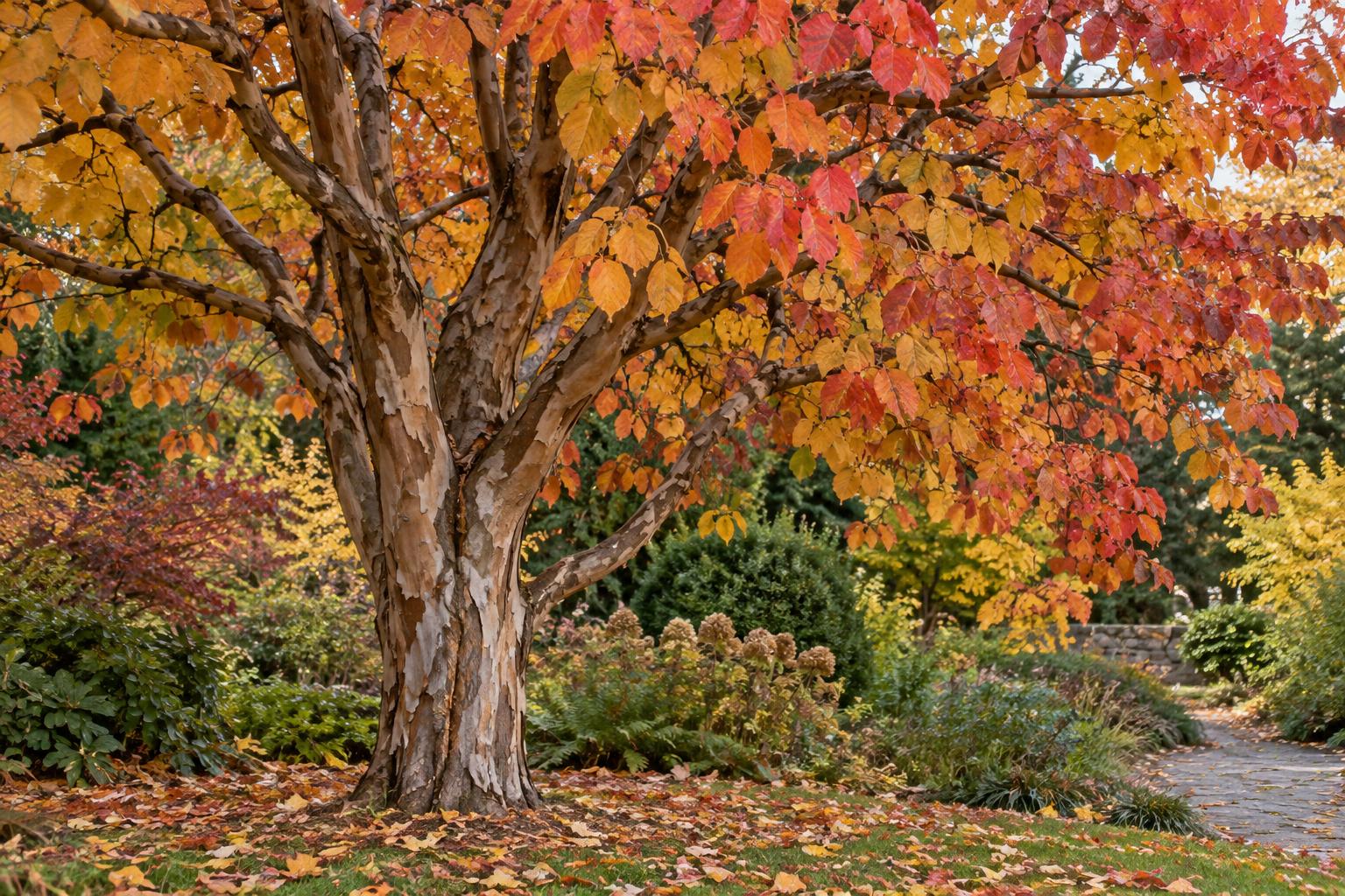 Parrotia persica in giardino: un piccolo albero dalle spettacolari tinte autunnali