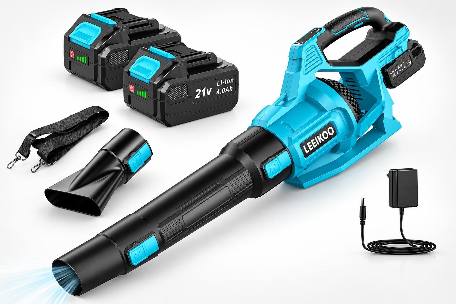 Soffiatore a batteria YEXLXLN: un aiuto per raccogliere le foglie sul patio