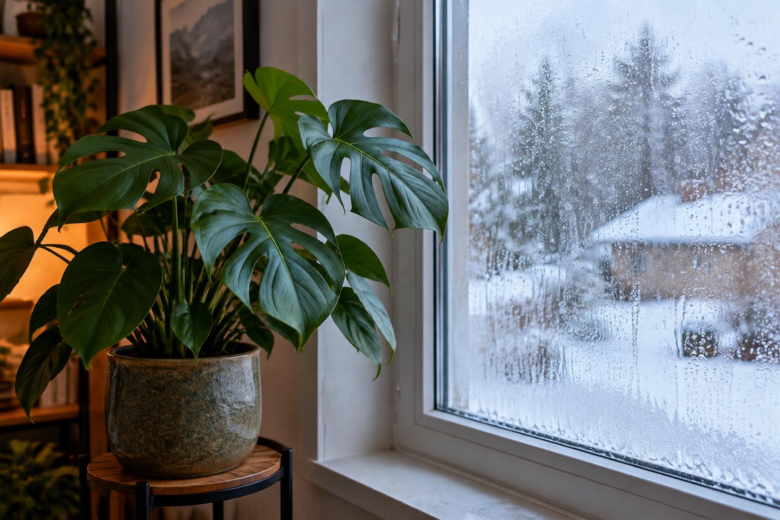 Piante da interno e finestre fredde: come prevenire danni da condensa e correnti
