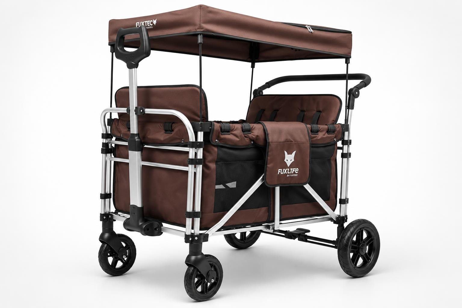 Carrello pieghevole FUXLIFE XL: spazio in più per trasportare vasi e materiali da giardino