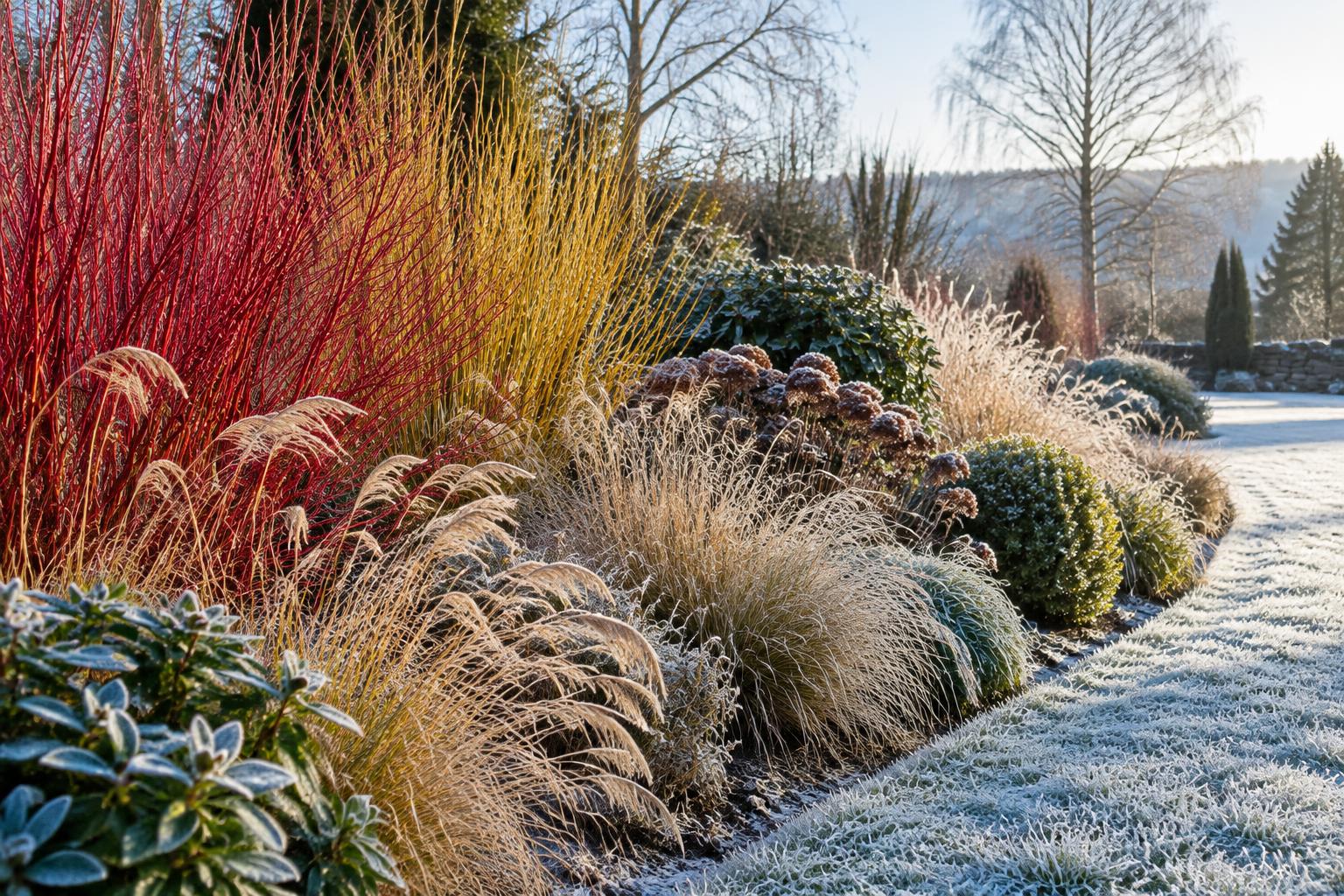 Arbusti con rami colorati per un giardino interessante anche senza foglie