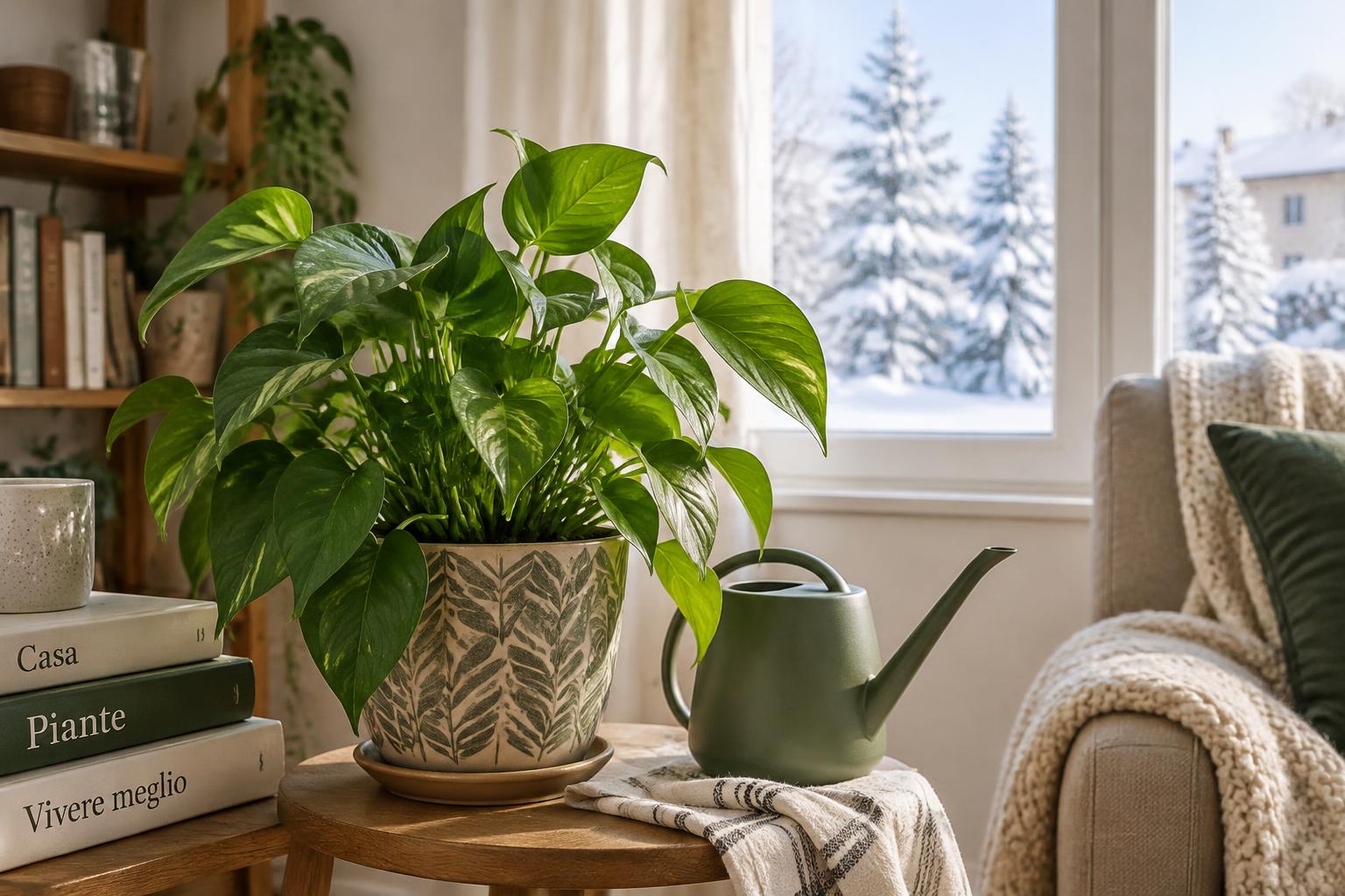 Piante da interno e poca luce invernale: come capire se serve spostarle o cambiare le cure