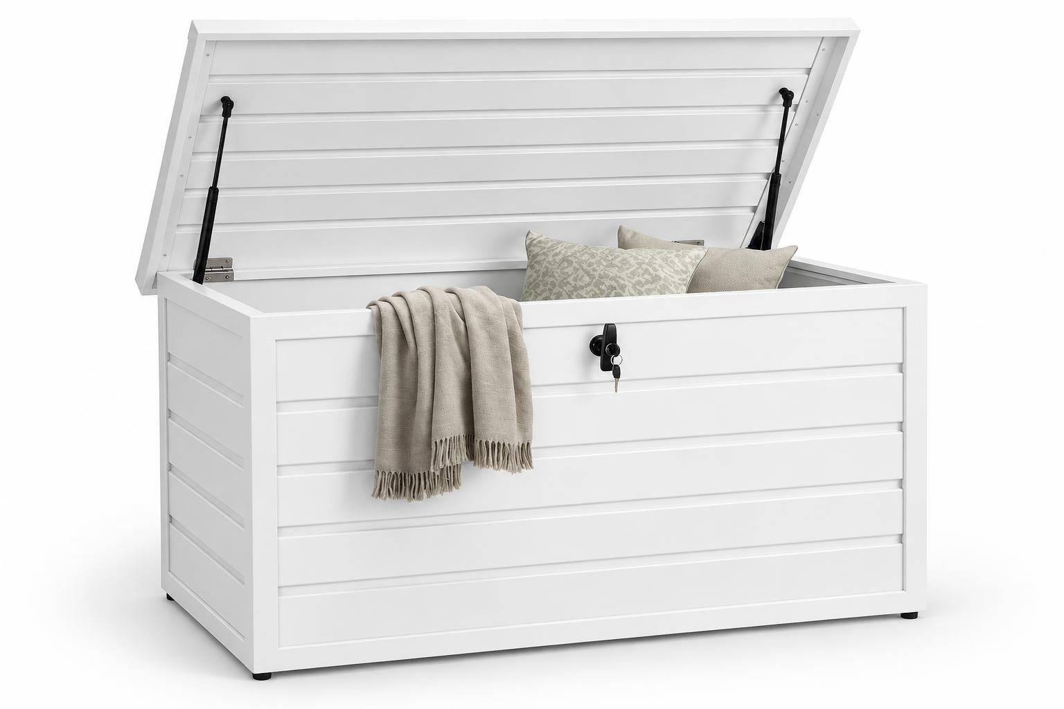 Box da giardino Juskys Limani in offerta su Amazon: spazio protetto per cuscini e accessori