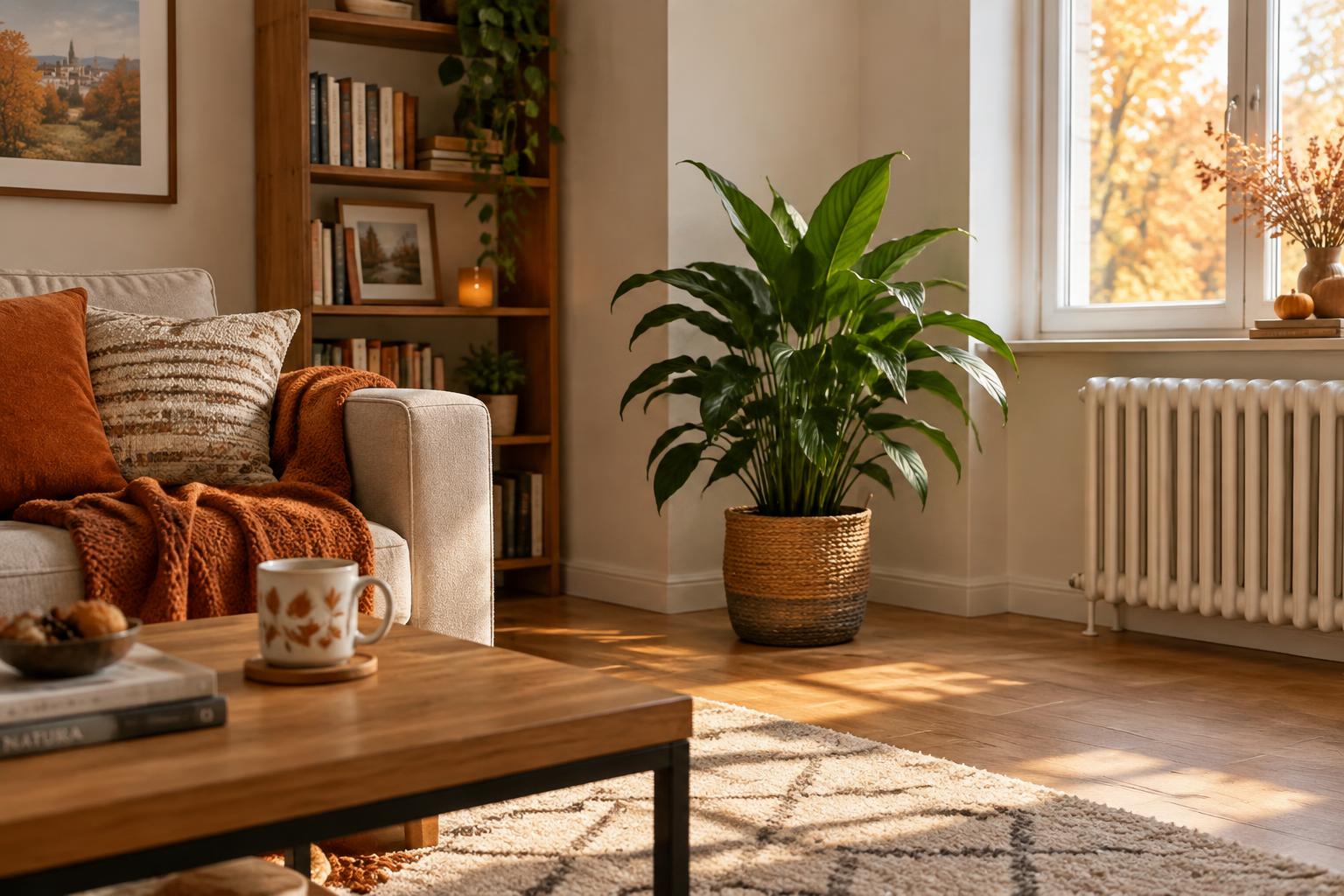 Piante da interno vicino ai termosifoni: come schermarle dal calore secco in autunno