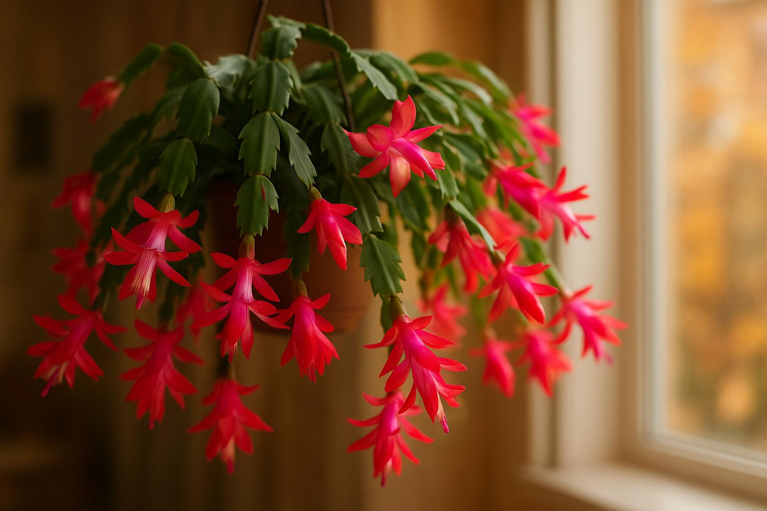 Cactus epifiti da fiore (Schlumbergera, Hatiora e affini): come prepararli alla fioritura autunnale