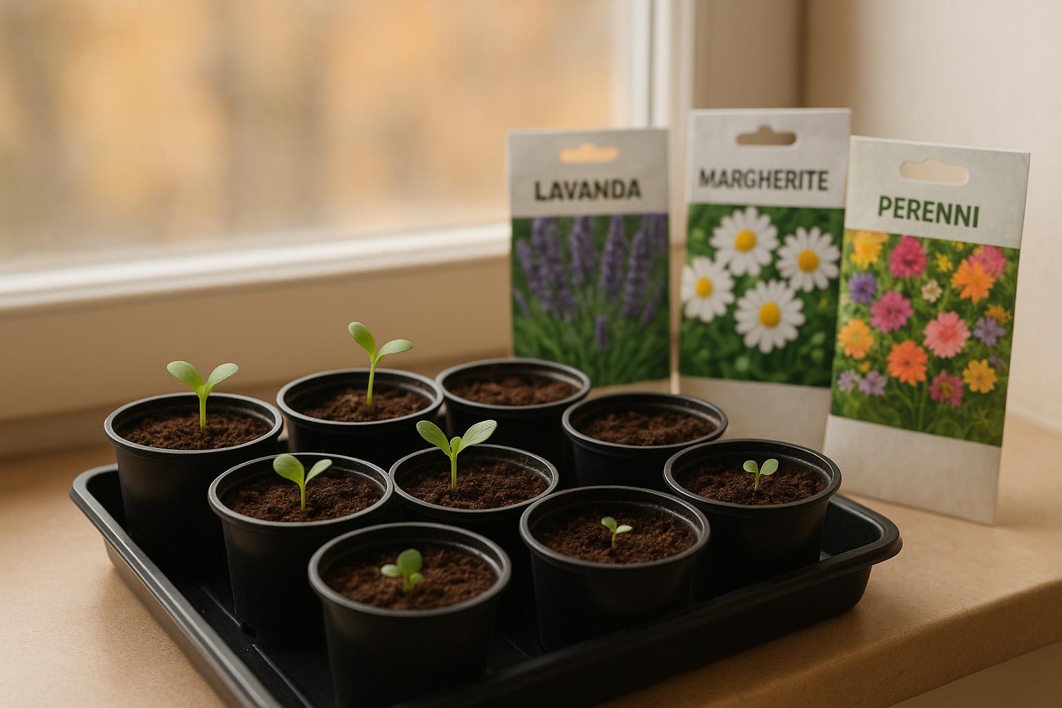 Semi di fiori perenni da seminare in casa a ottobre: preparare ora le fioriture della prossima primavera