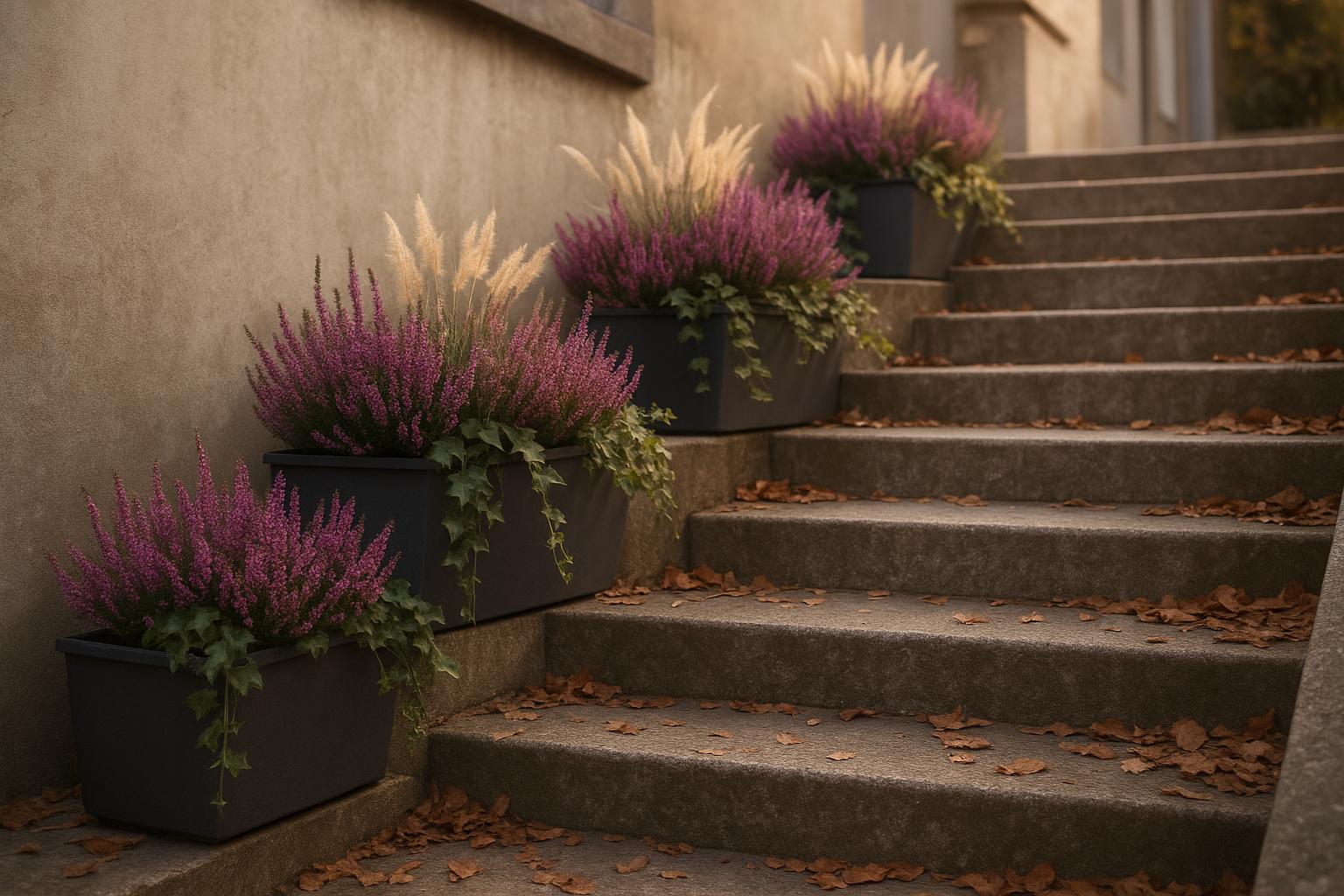 Piante da esterno per scale e rampe condominiali in autunno: 6 specie robuste e decorative in vaso