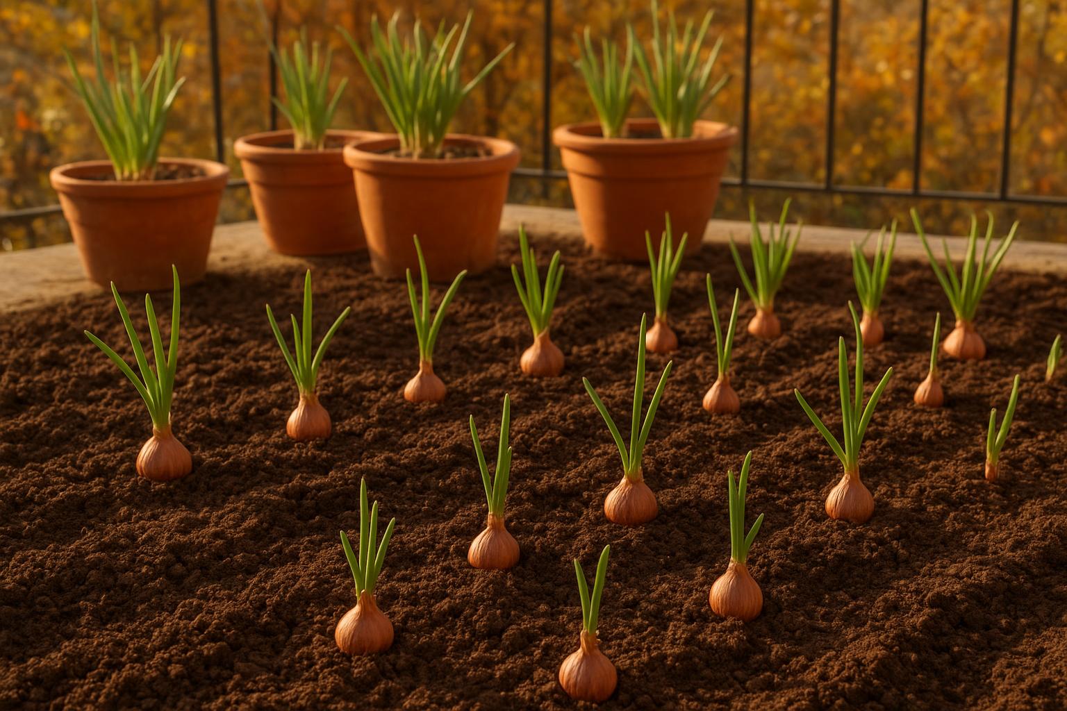 Scalogno da bulbo in vaso e in aiuola: avviare la coltivazione di ottobre per raccolti di fine primavera