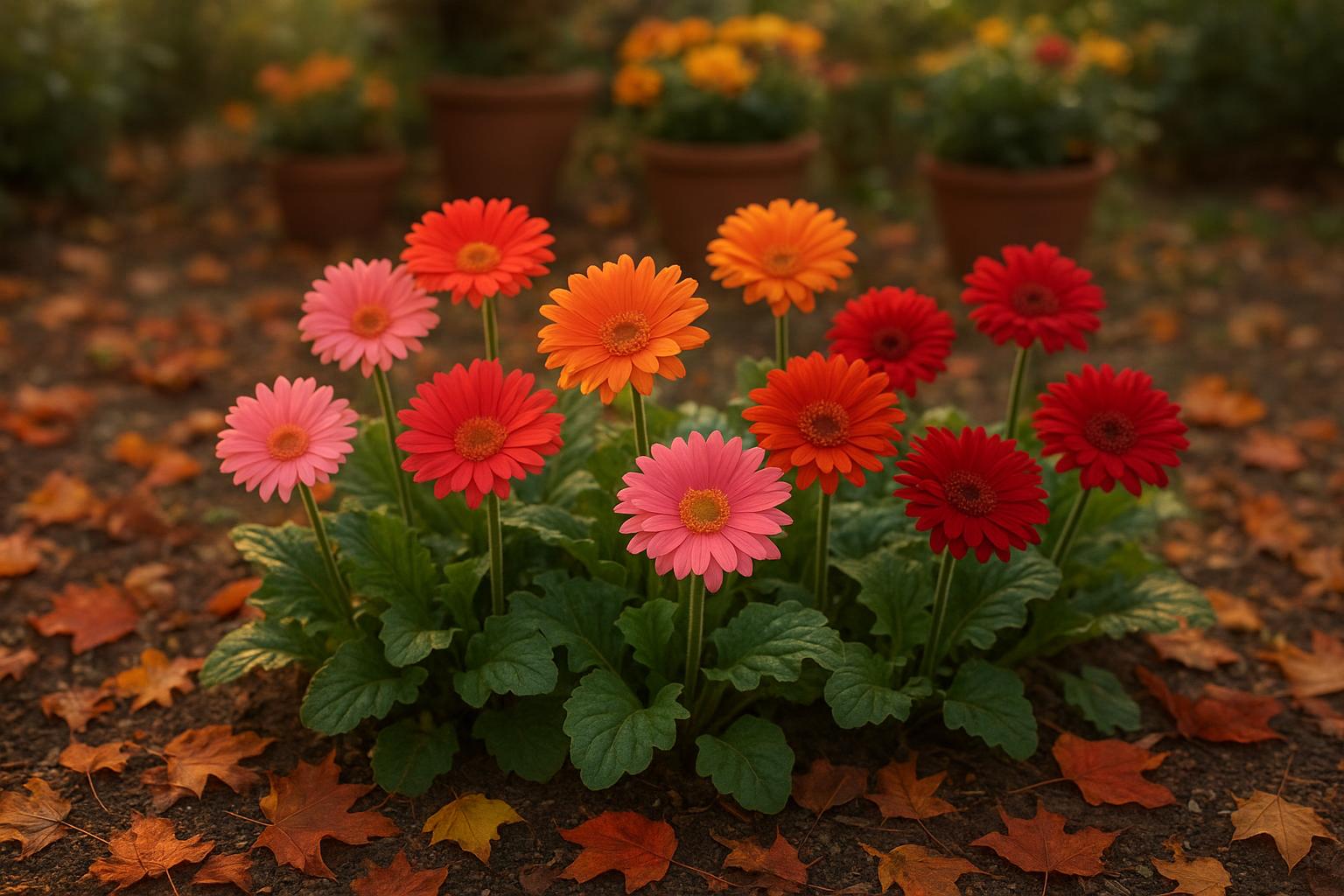 Gerbere perenni in giardino d’autunno: come coltivare gerbere da taglio in aiuola e in vaso