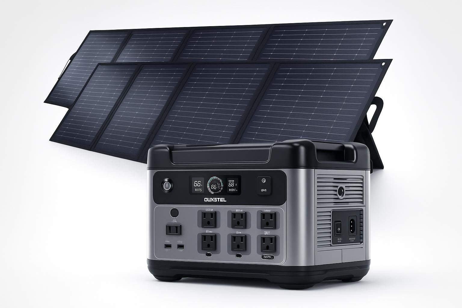 OUKITEL 3200W 2048Wh, power station ad alta capacità per serra, orto e attrezzi da giardino