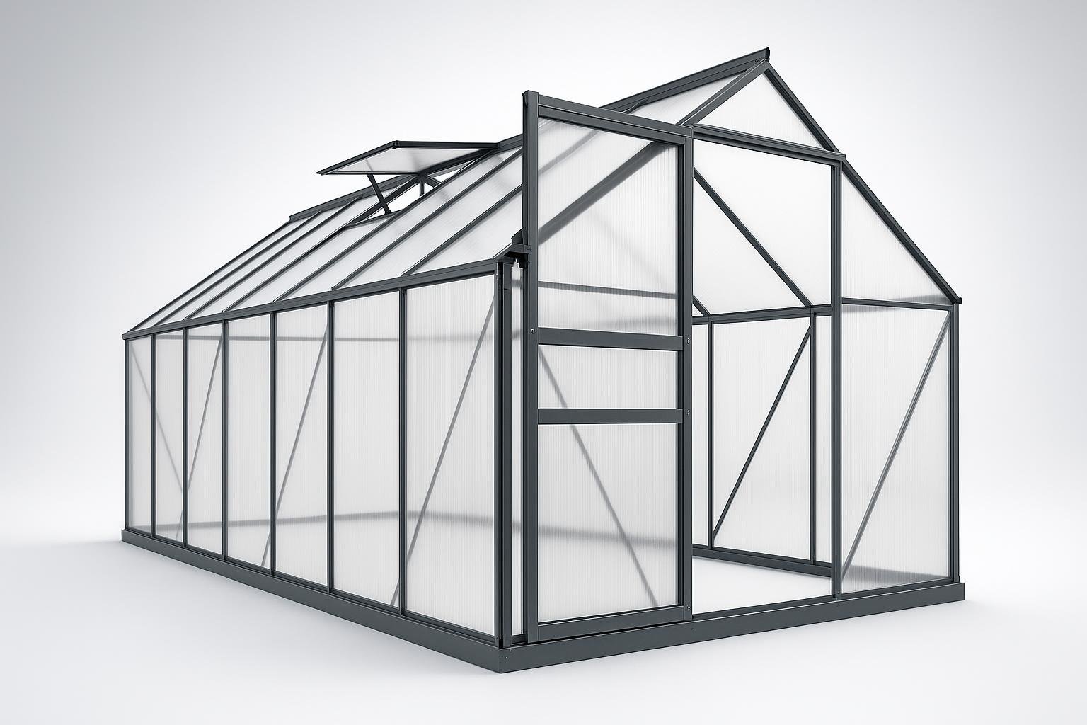 Serra Outsunny in policarbonato 7,1 m², la struttura ideale per proteggere orto e fioriture invernali