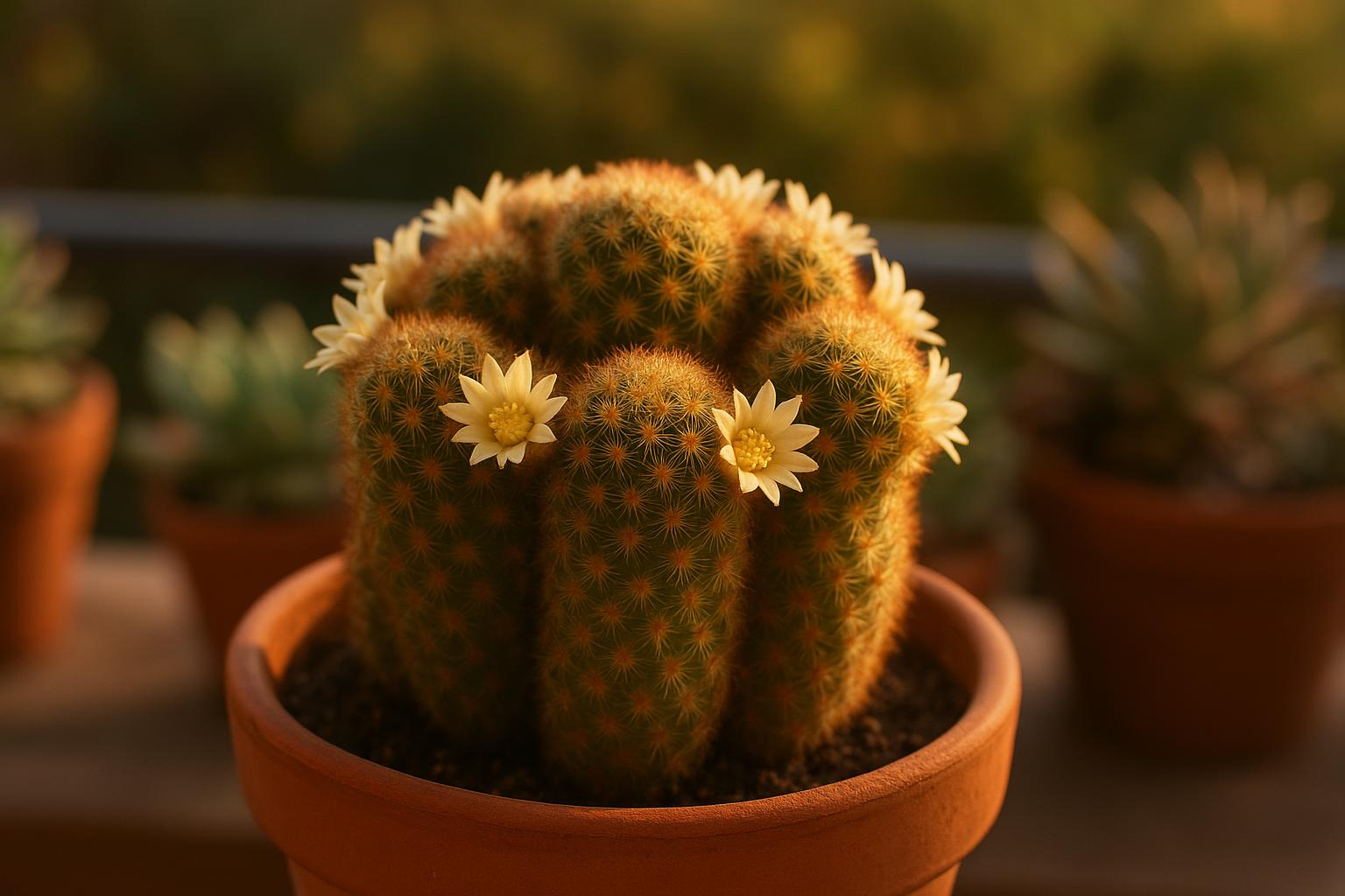 Mammillaria elongata in vaso: cura autunnale del cactus a cuscino per fioriture esplosive in primavera