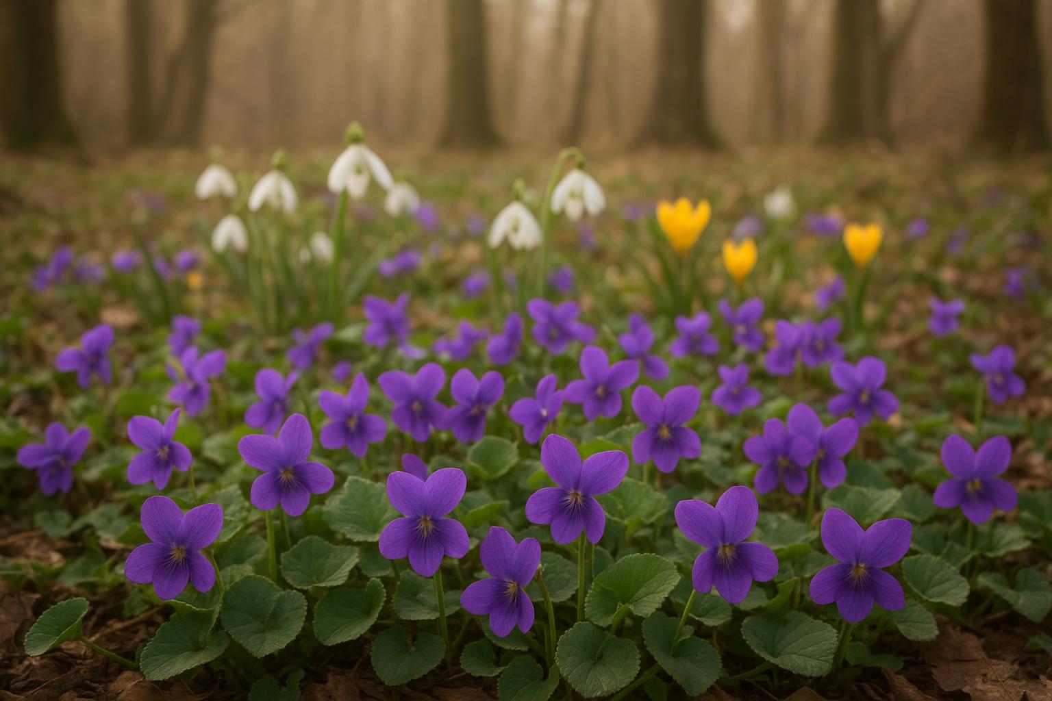Viola odorata e viole spontanee: come naturalizzarle in giardino piantando in autunno